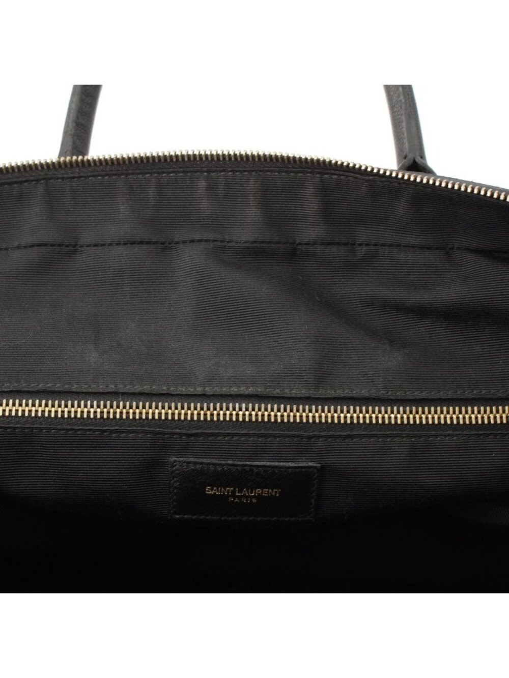 Saint Laurent Classic Museum Flat Leather Briefcase Black - Picture 7 of 10